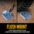 Bolt-On Flush-Mount D-Ring - Galvanized - 2,500 lbs. BS | 4-Pack