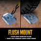 Bolt-On Flush-Mount D-Ring - Galvanized - 2,500 lbs. BS | 4-Pack