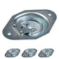 Bolt-On Recessed D-Ring - Galvanized - 900 lbs. BS | 4-Pack