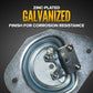 Bolt-On Recessed D-Ring - Galvanized - 900 lbs. BS