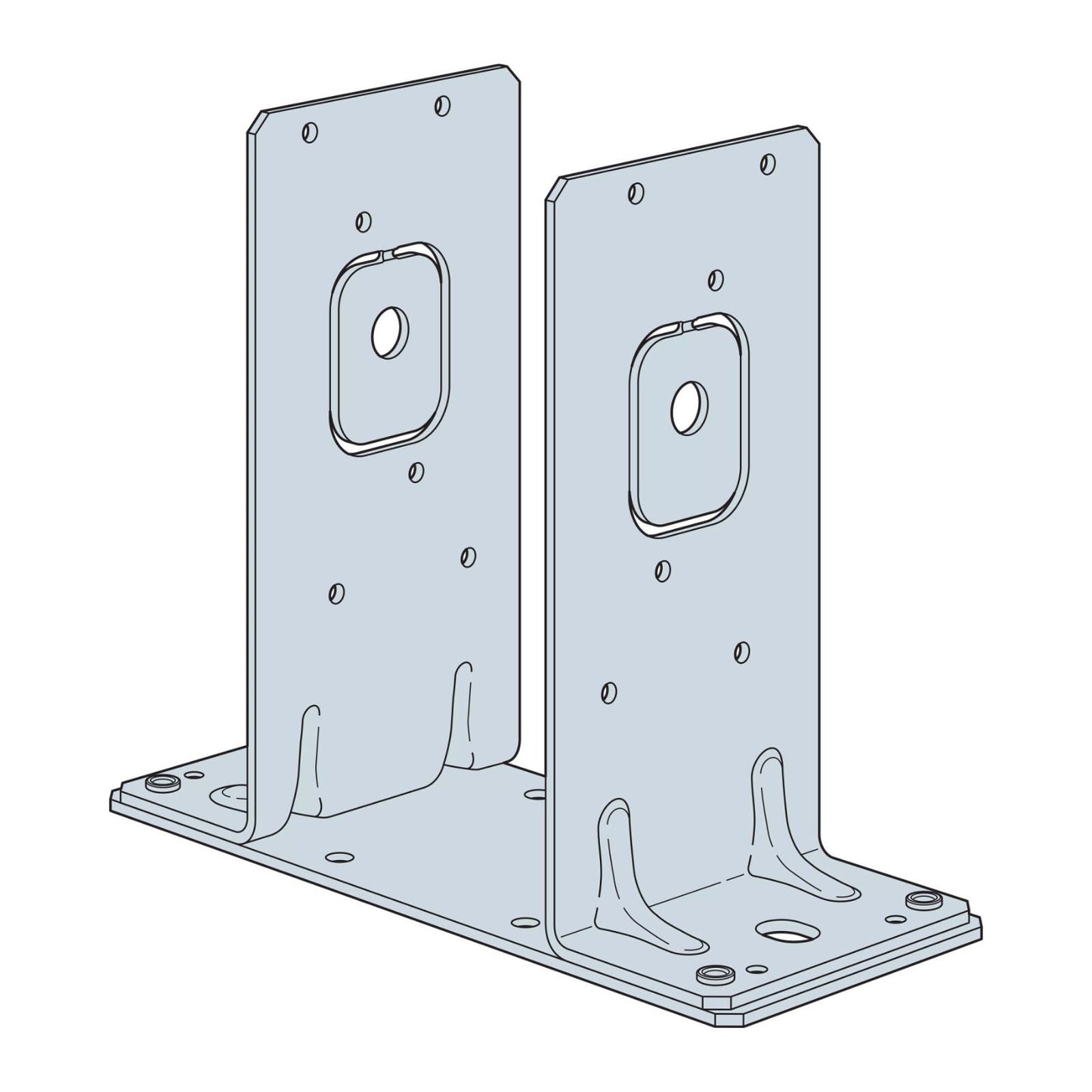 Simpson Strong-Tie PFCB Post Frame Column Base Bracket