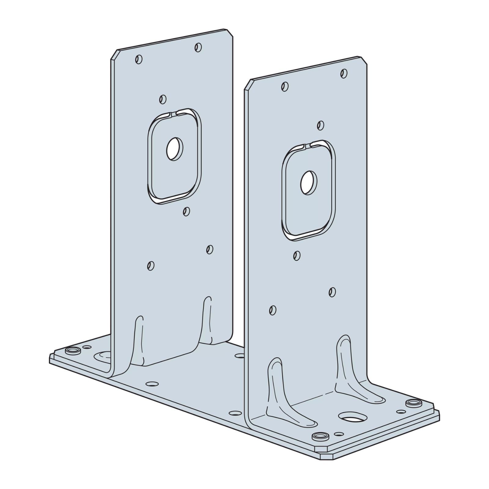 Simpson Strong-Tie PFCB Post Frame Column Base Bracket