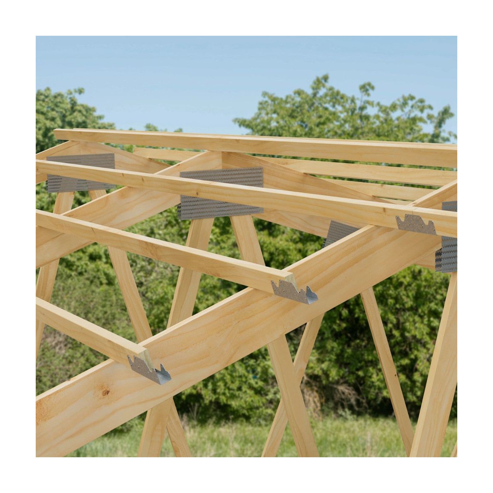 Simpson Strong-Tie PFPS24 Post-Frame Purlin Splice Connector installation