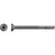 Metal screw on a white background