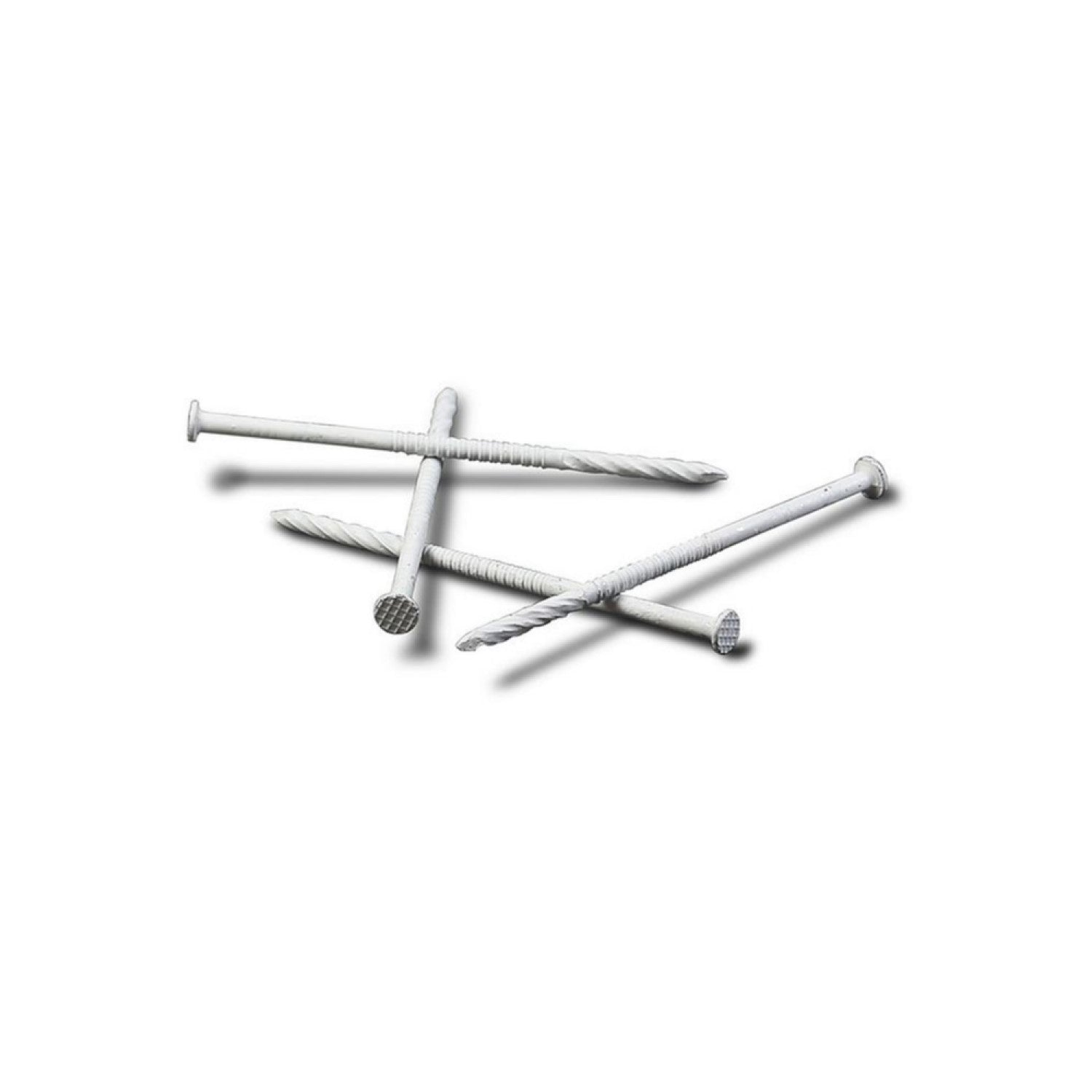 PVC Trim-Board Nails 316 Stainless Steel - White