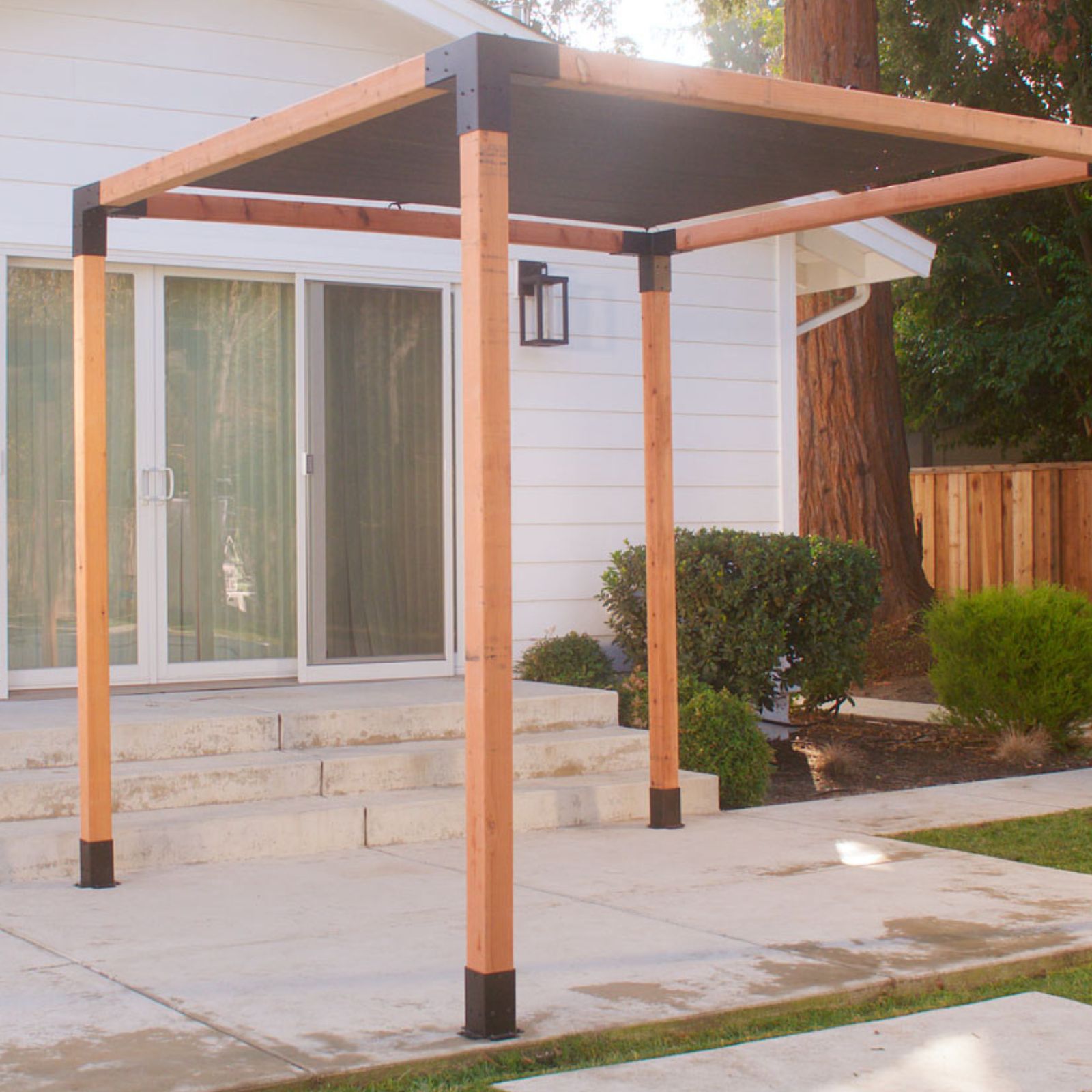 Simpson Strong-Tie Sage-B44 Decorative Post Base For 4x4 Posts - Black Powder Coat, ZMAX
