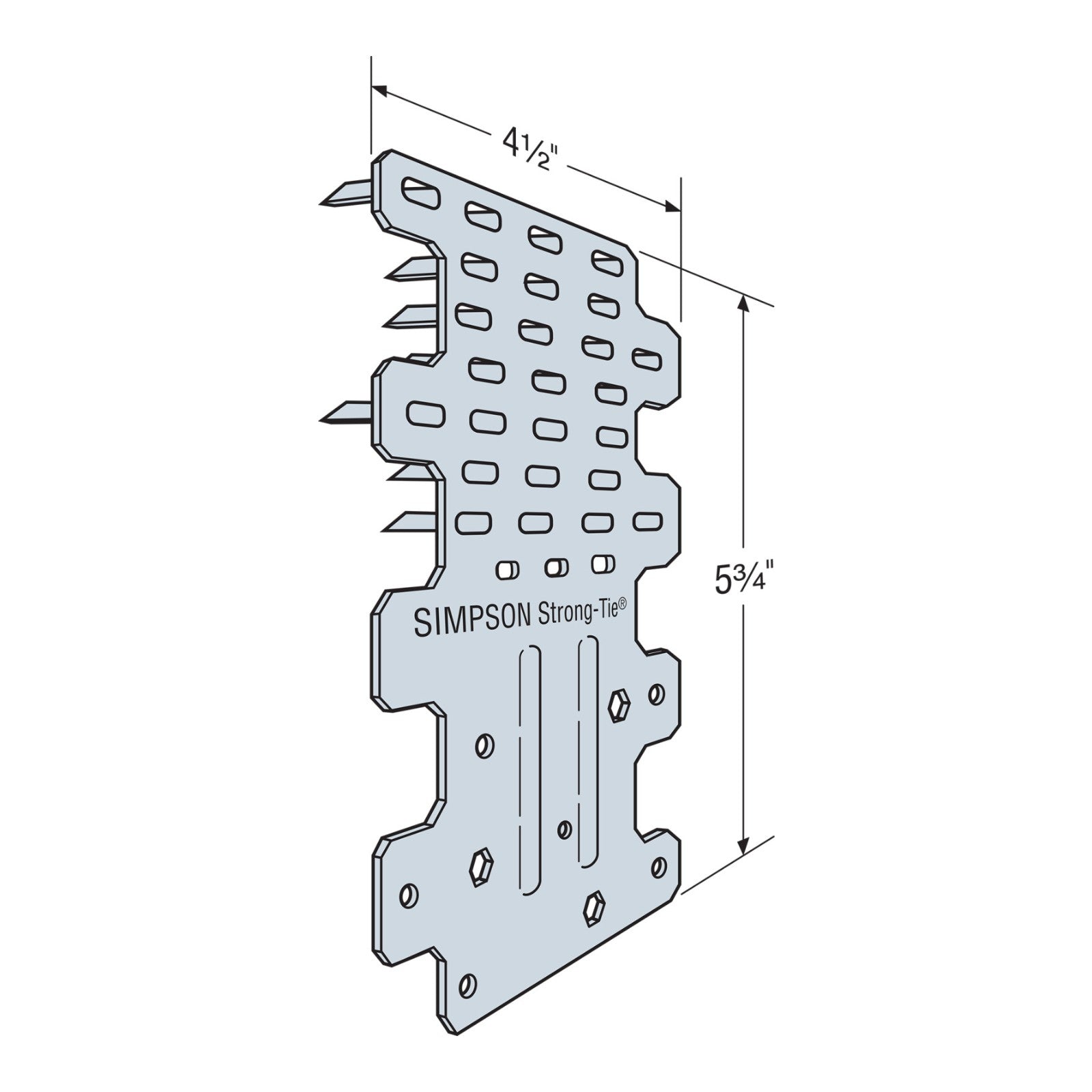 Simpson RBCP Roof Boundary Clip With Teeth - G90 Galvanized