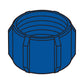 Simpson Strong-Tie Threaded Rod End Cap for 5/8" Rod - Plastic, Blue | Qty. 25