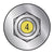 Illustration of the yellow painted head on the Simpson Strong-Tie 3/8