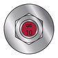 Illustration of Simpson Strong-Tie 1/2" x 10" RFB Retrofit Foundation Anchor Bolt - 304 Stainless Steel with red painted head