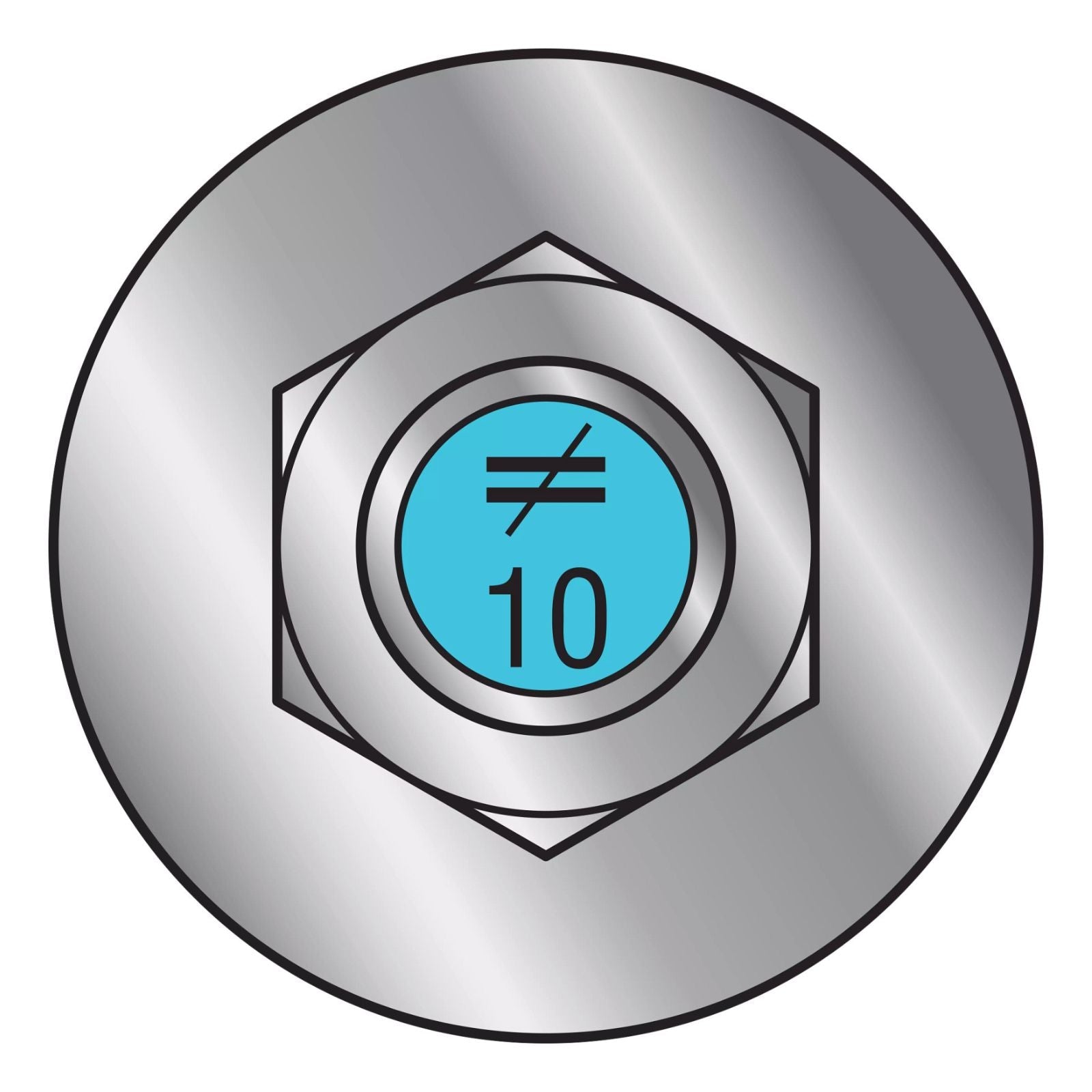 Illustratio of Simpson Strong-Tie 1/2" x 10" RFB Retrofit Foundation Anchor Bolt - 316 Stainless Steel with blue painted head