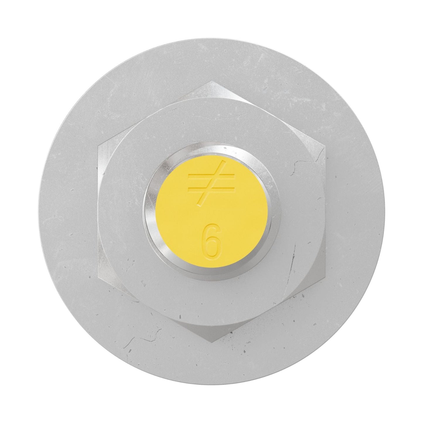 Simpson Strong-Tie 1/2" x 6" RFB Grade 55 Retrofit Foundation Anchor Bolt -  Zinc Plated with yellow painted head