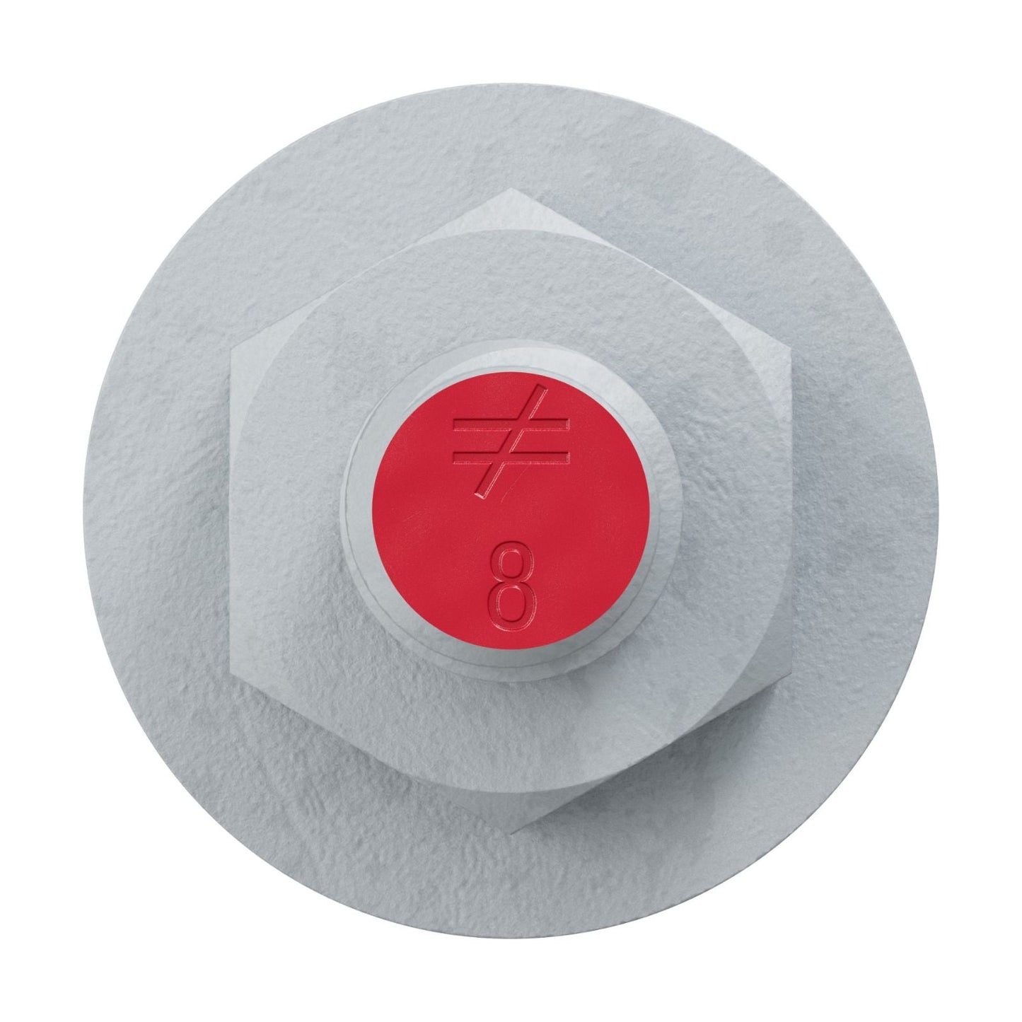Simpson Strong-Tie 1/2" x 8" RFB Grade 105 Retrofit Foundation Anchor Bolt - Hot Dip Galvanized with red painted head