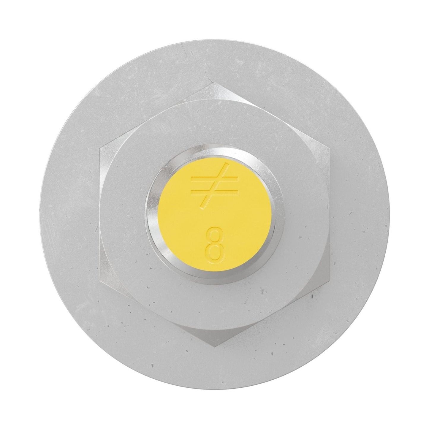 Simpson Strong-Tie 1/2" x 8" RFB Grade 55 Retrofit Foundation Anchor Bolt - Zinc Plated with yellow painted head