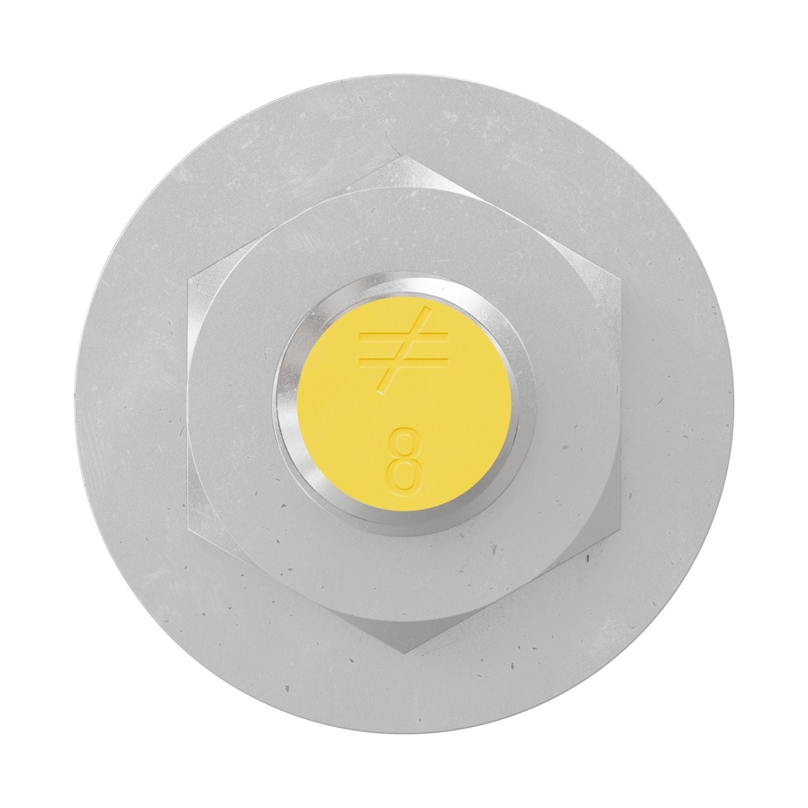 Simpson Strong-Tie 1/2" x 8" RFB Grade 55 Retrofit Foundation Anchor Bolt - Zinc Plated with yellow painted head