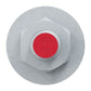 Simpson Strong-Tie 5/8" x 10" RFB Grade 105 Retrofit Foundation Anchor Bolt - Zinc Plated red painted head