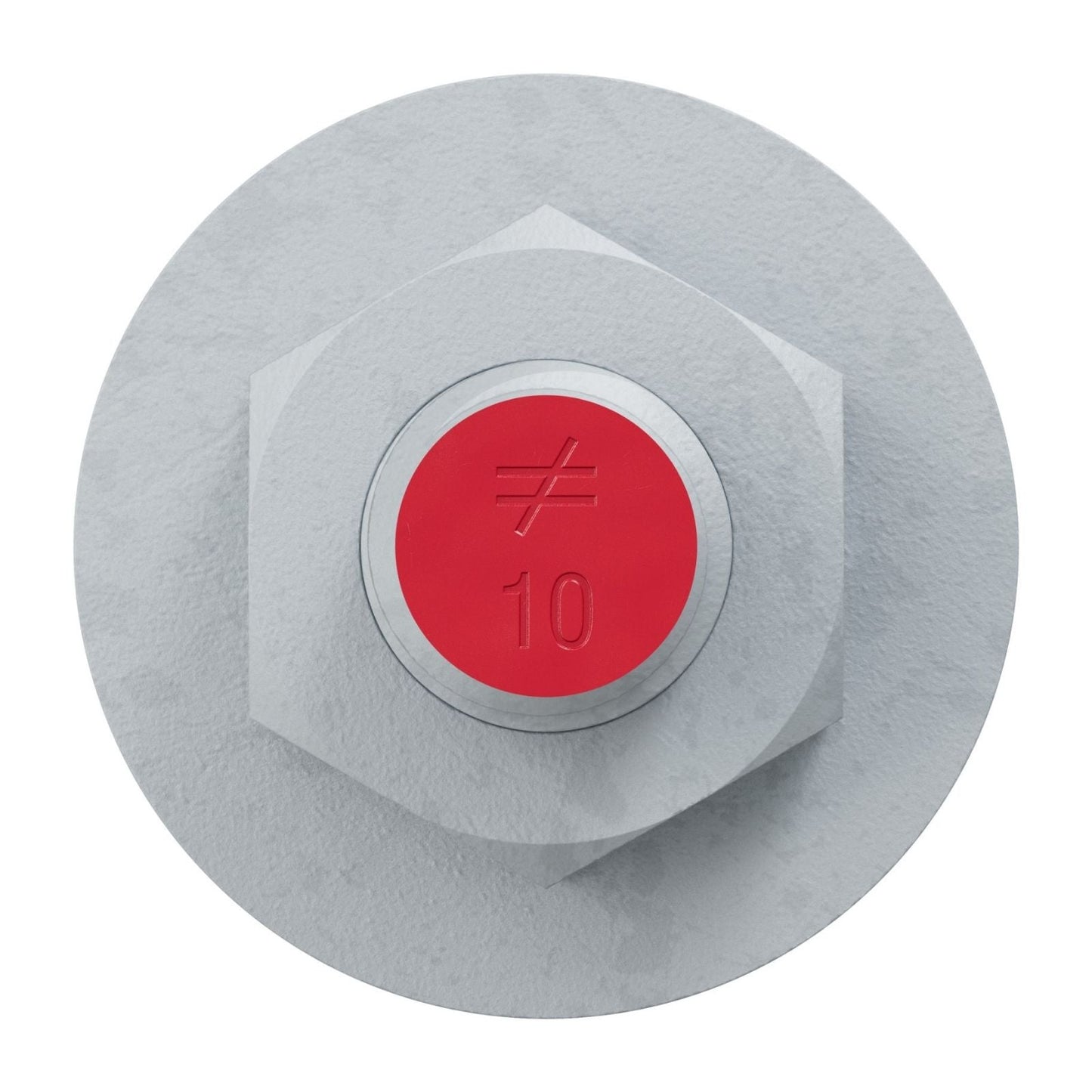 Simpson Strong-Tie 5/8" x 10" RFB Grade 105 Retrofit Foundation Anchor Bolt - Zinc Plated red painted head