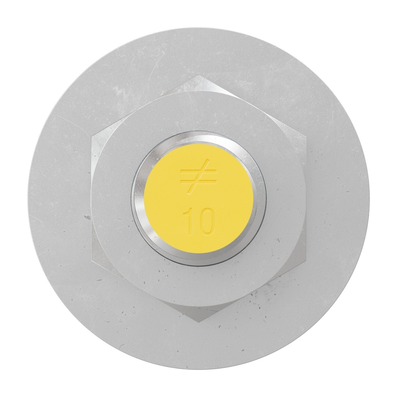 Simpson Strong-Tie 5/8" x 10" RFB Grade 55 Retrofit Foundation Anchor Bolt - Zinc Plated with yellow painted head