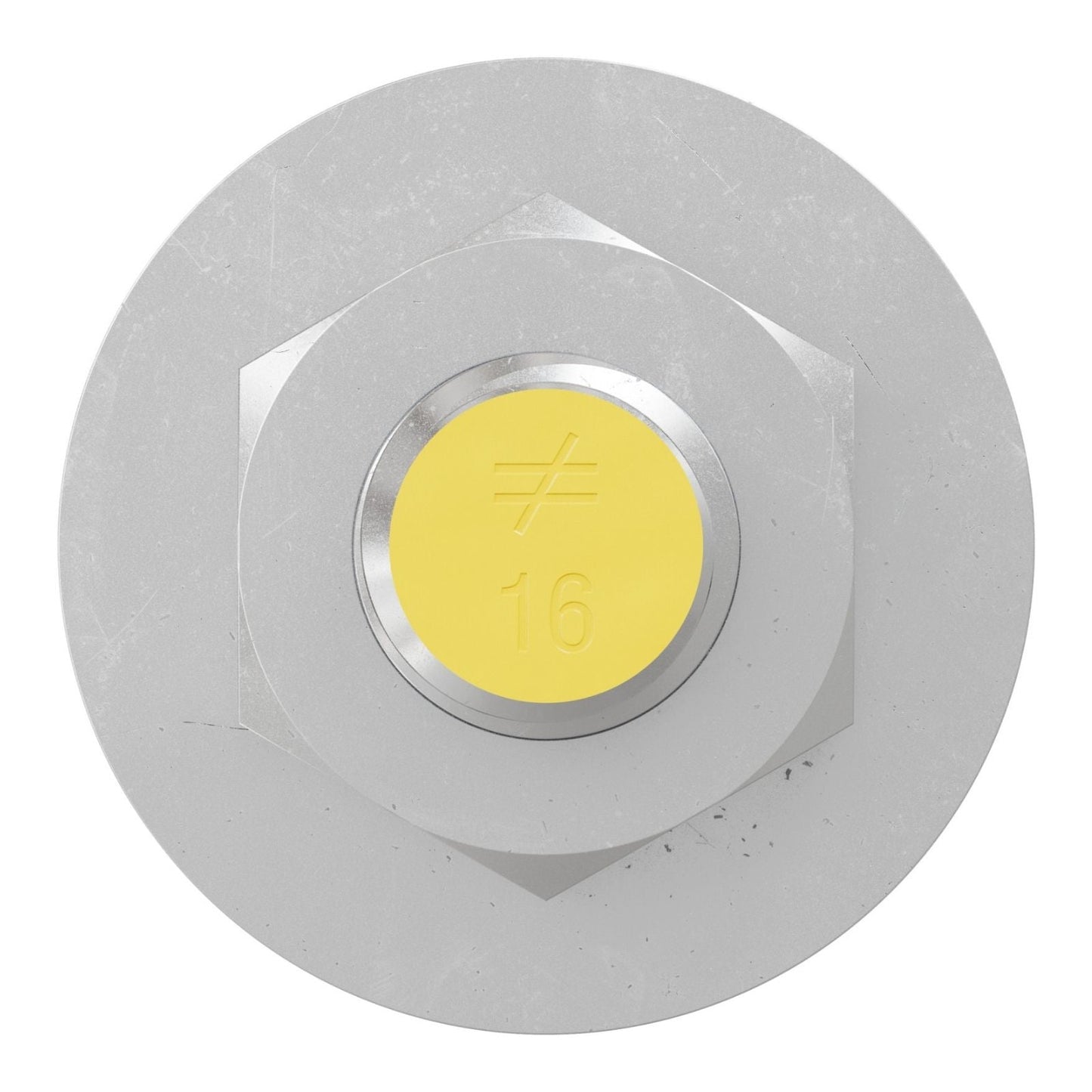 Simpson Strong-Tie 5/8" x 16" RFB Grade 55 Retrofit Foundation Anchor Bolt - Zinc Plated with yellow painted head