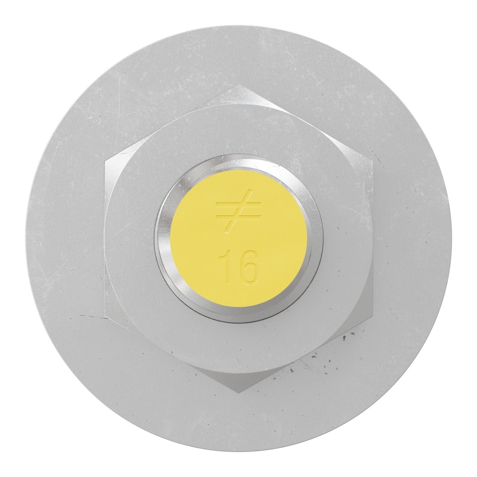 Simpson Strong-Tie 5/8" x 16" RFB Grade 55 Retrofit Foundation Anchor Bolt - Zinc Plated with yellow painted head
