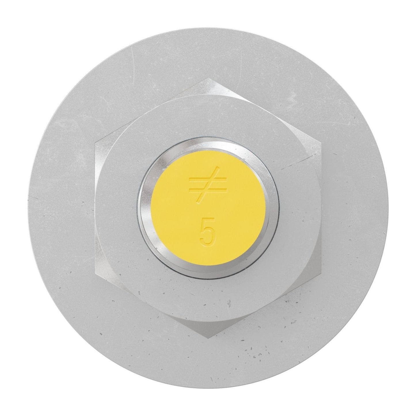 Simpson Strong-Tie 5/8" x 5" RFB Grade 55 Retrofit Foundation Anchor Bolt - Zinc Plated with yellow painted head