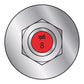 Illustration of Simpson Strong-Tie 5/8" x 8" RFB Grade 105 Retrofit Foundation Anchor Bolt - Zinc Plated with red painted head