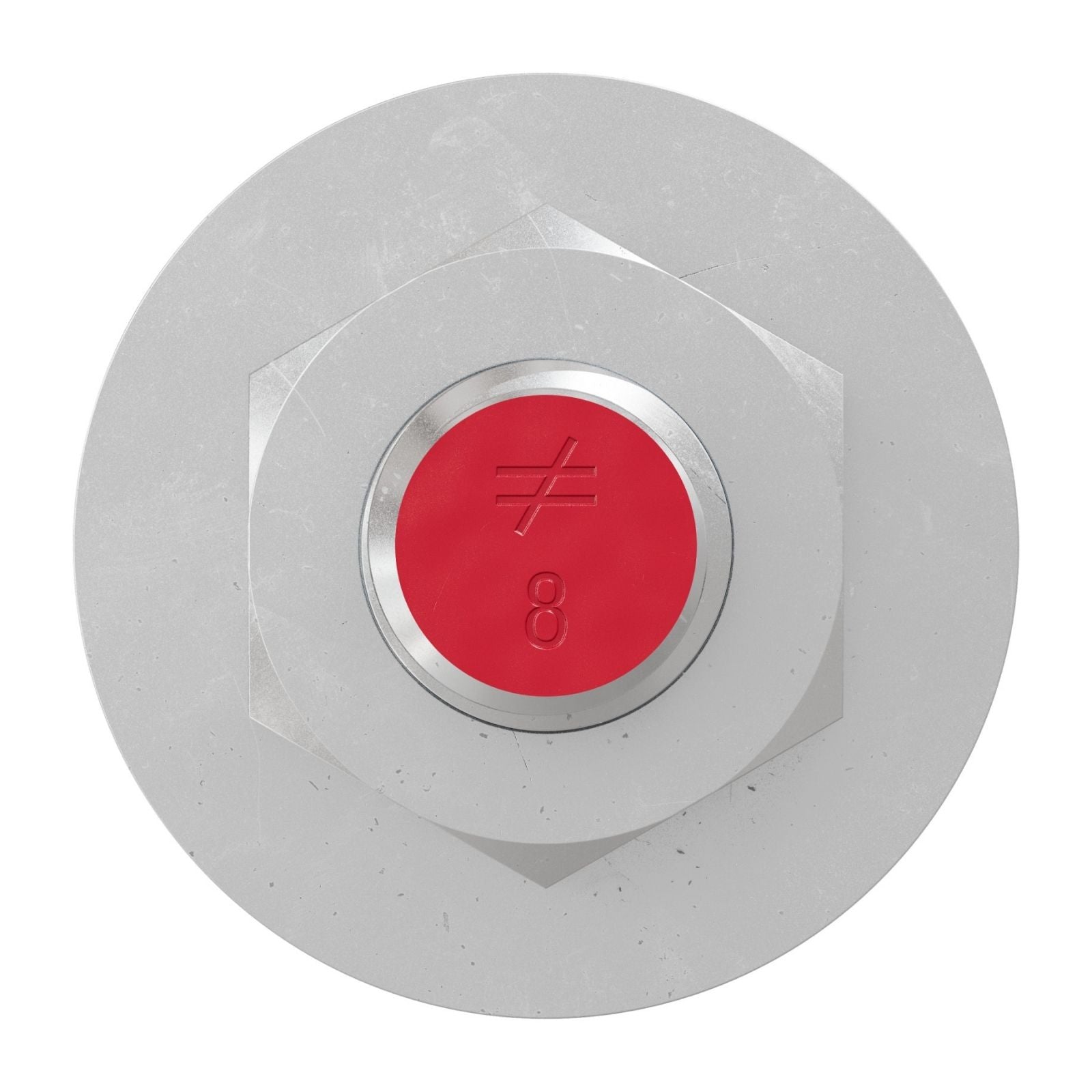 Simpson Strong-Tie 5/8" x 8" RFB Grade 105 Retrofit Foundation Anchor Bolt - Zinc Plated with red painted head