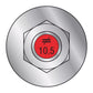 Illustration of Simpson Strong-Tie 3/4" x 10-1/2" RFB Grade 105 Retrofit Foundation Anchor Bolt - Zinc Plated with red painted head
