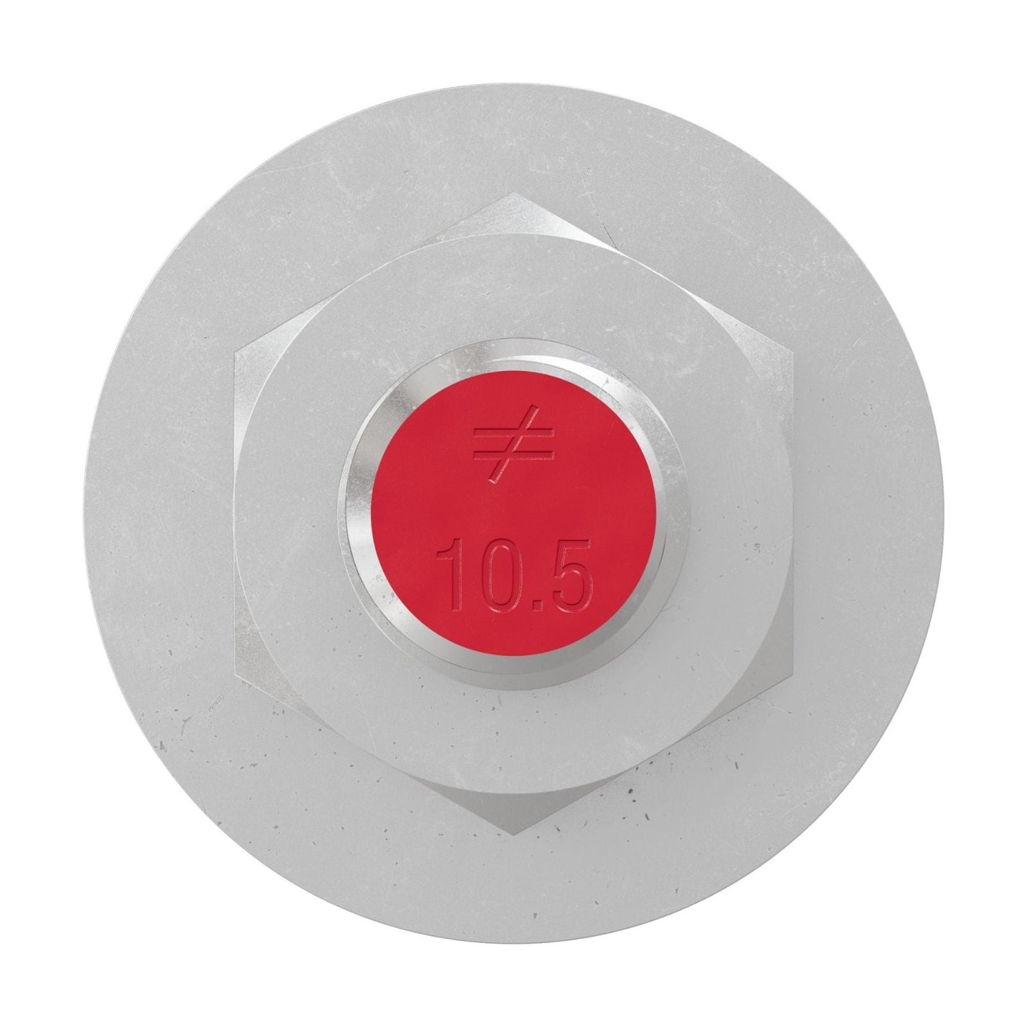 Simpson Strong-Tie 3/4" x 10-1/2" RFB Grade 105 Retrofit Foundation Anchor Bolt - Zinc Plated with red painted head