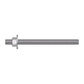 Illustration of Simpson Strong-Tie 3/4" x 10-1/2" RFB Grade 55 Retrofit Foundation Anchor Bolt - Zinc Plated