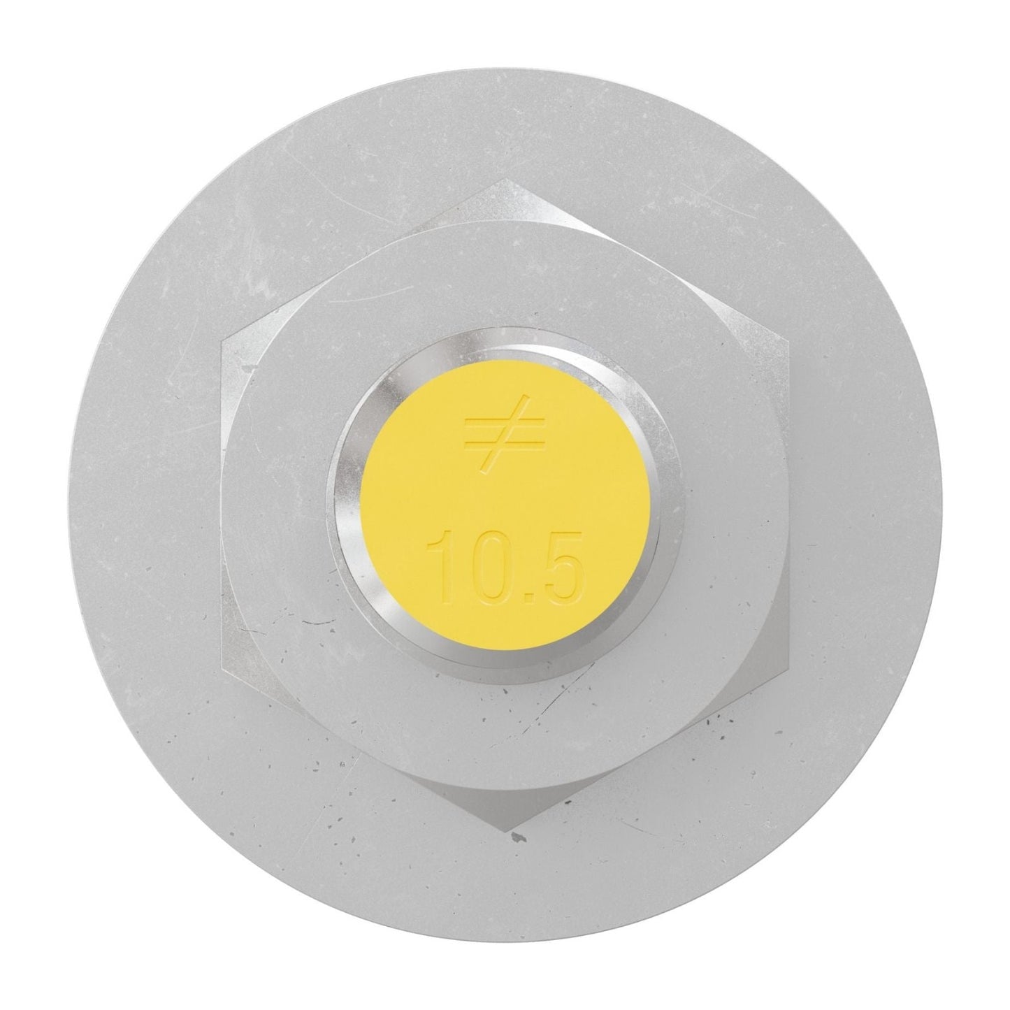 Simpson Strong-Tie 3/4" x 10-1/2" RFB Grade 55 Retrofit Foundation Anchor Bolt - Zinc Plated with yellow painted head