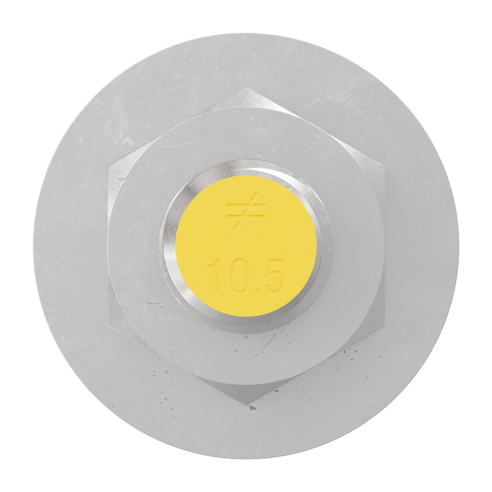 Simpson Strong-Tie 3/4" x 10-1/2" RFB Grade 55 Retrofit Foundation Anchor Bolt - Zinc Plated with yellow painted head
