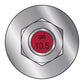 Illustration of Simpson Strong-Tie 3/4" x 10-1/2" RFB Retrofit Foundation Anchor Bolt - 304 Stainless Steel with red painted head