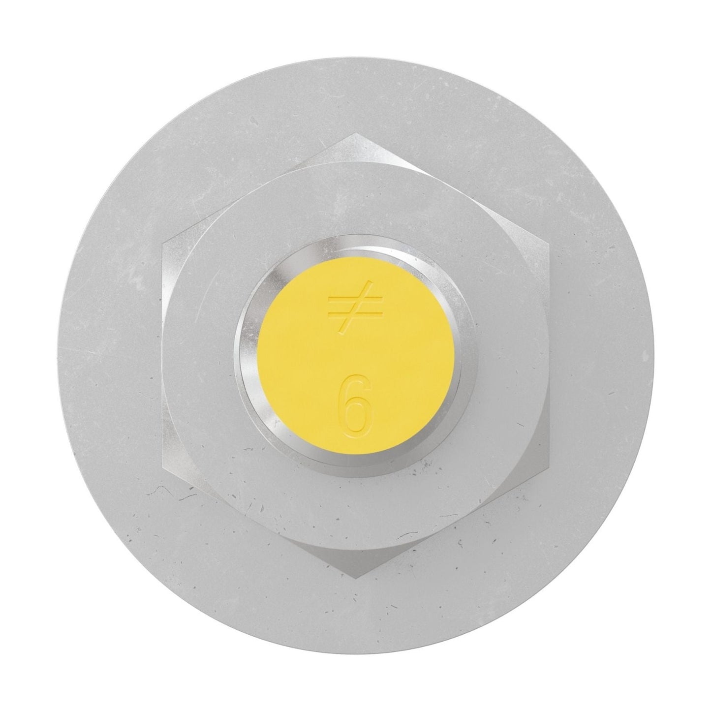 Simpson Strong-Tie 3/4" x 6" RFB Grade 55 Retrofit Foundation Anchor Bolt - Zinc Plated with yellow painted head