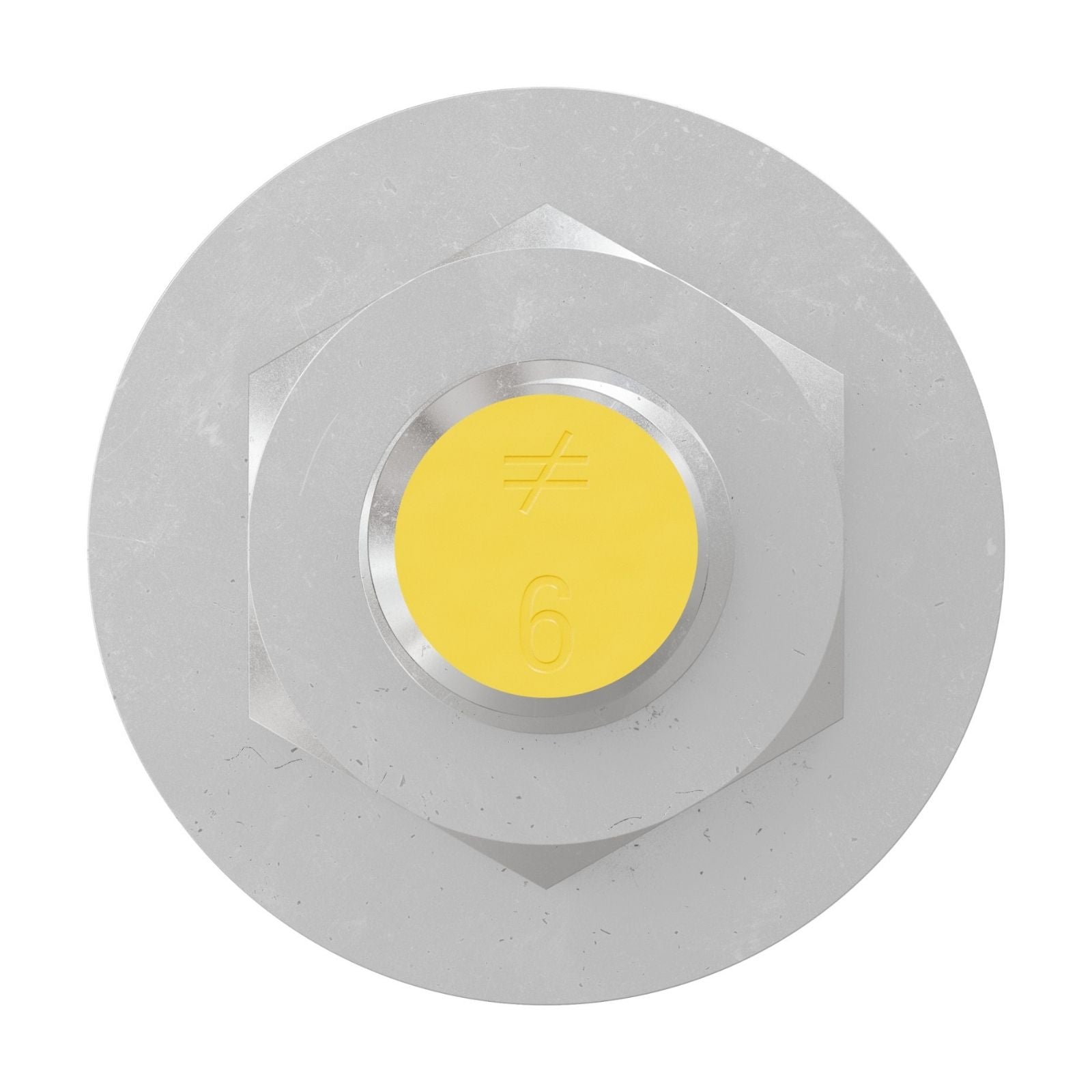 Simpson Strong-Tie 3/4" x 6" RFB Grade 55 Retrofit Foundation Anchor Bolt - Zinc Plated with yellow painted head