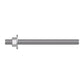 Illustration of Simpson Strong-Tie 7/8" x 12 RFB Grade 55 Retrofit Foundation Anchor Bolt - Zinc Plated