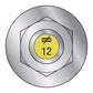 Illustration of Simpson Strong-Tie 7/8" x 12 RFB Grade 55 Retrofit Foundation Anchor Bolt - Zinc Plated with yellow painted head