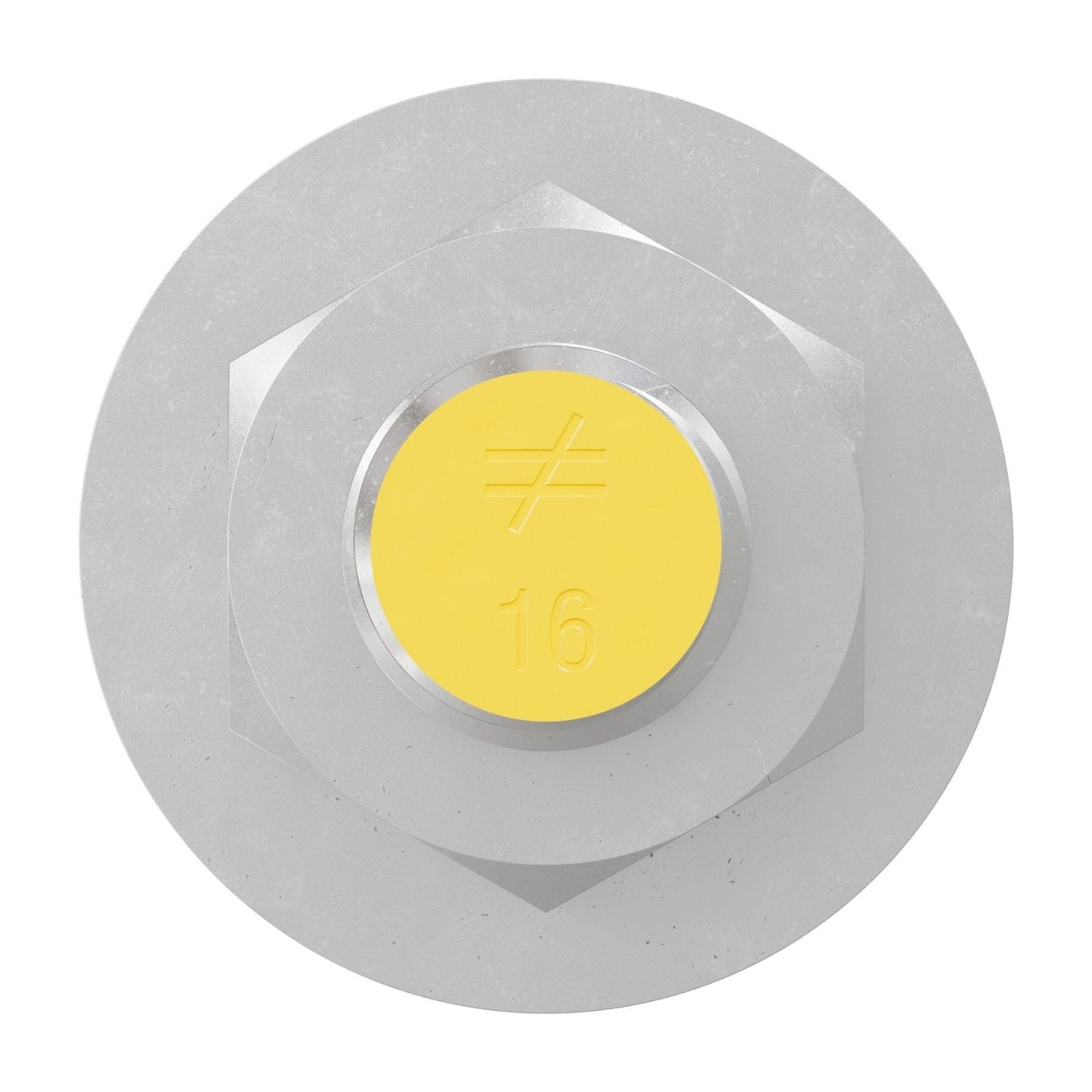 Simpson Strong-Tie 1" x 16" RFB Grade 55 Retrofit Foundation Anchor Bolt - Zinc Plated with yellow painted head