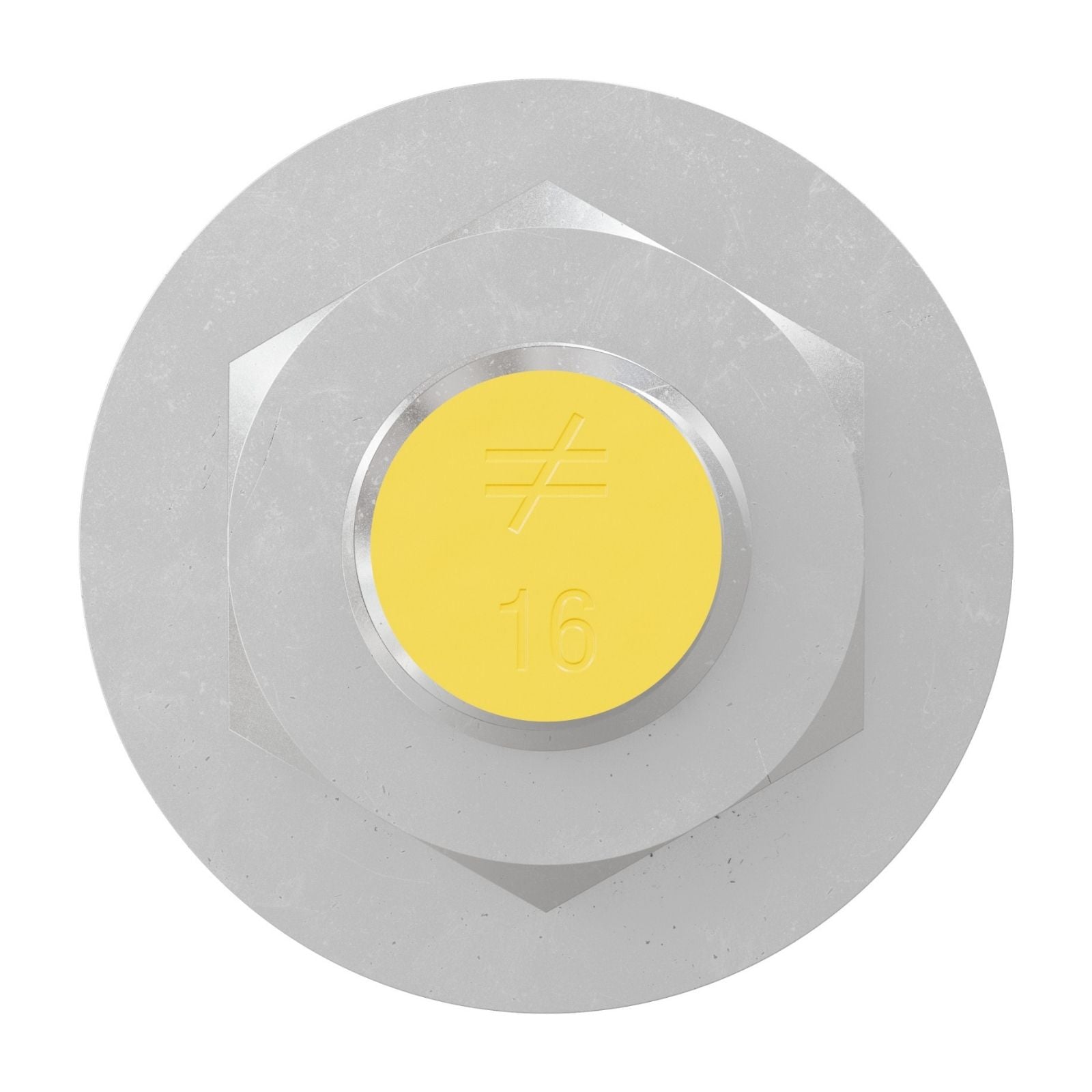 Simpson Strong-Tie 1" x 16" RFB Grade 55 Retrofit Foundation Anchor Bolt - Zinc Plated with yellow painted head