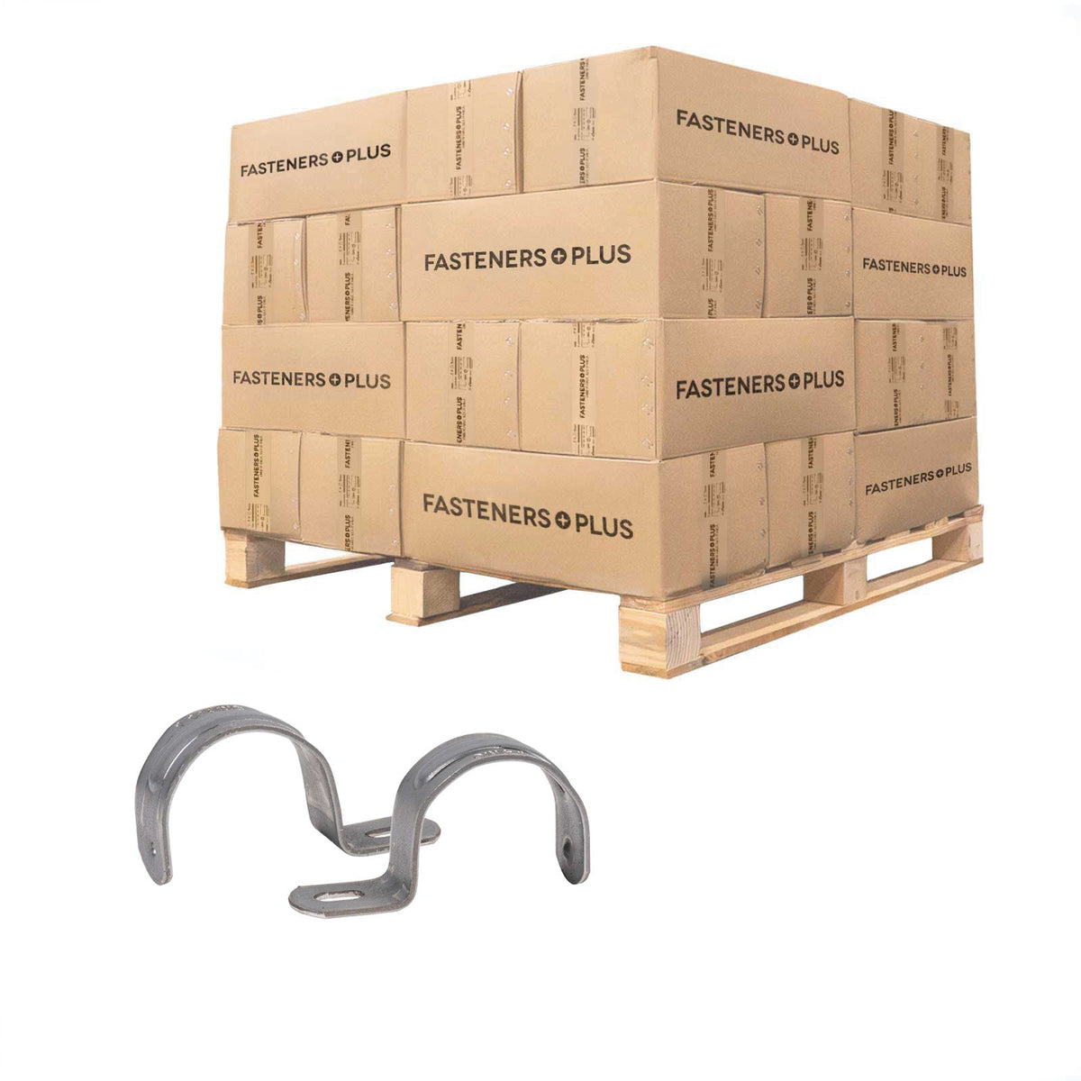 Conquest 1-1/4" Rigid IMC One-Hole Strut Clamp - Pre-Galvanized | Qty. 18,000 (Pallet)