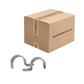 Conquest 1-1/4" Rigid IMC One-Hole Strut Clamp - Pre-Galvanized | Qty. 500 (Carton)