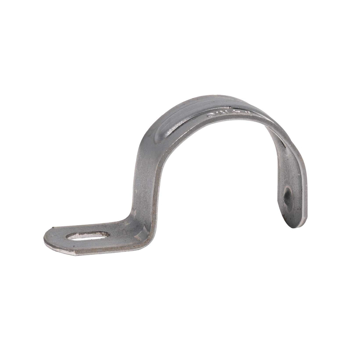 Conquest 1-1/4" One-Hole Rigid IMC Conduit Pipe Clamp - Pre-Galvanized