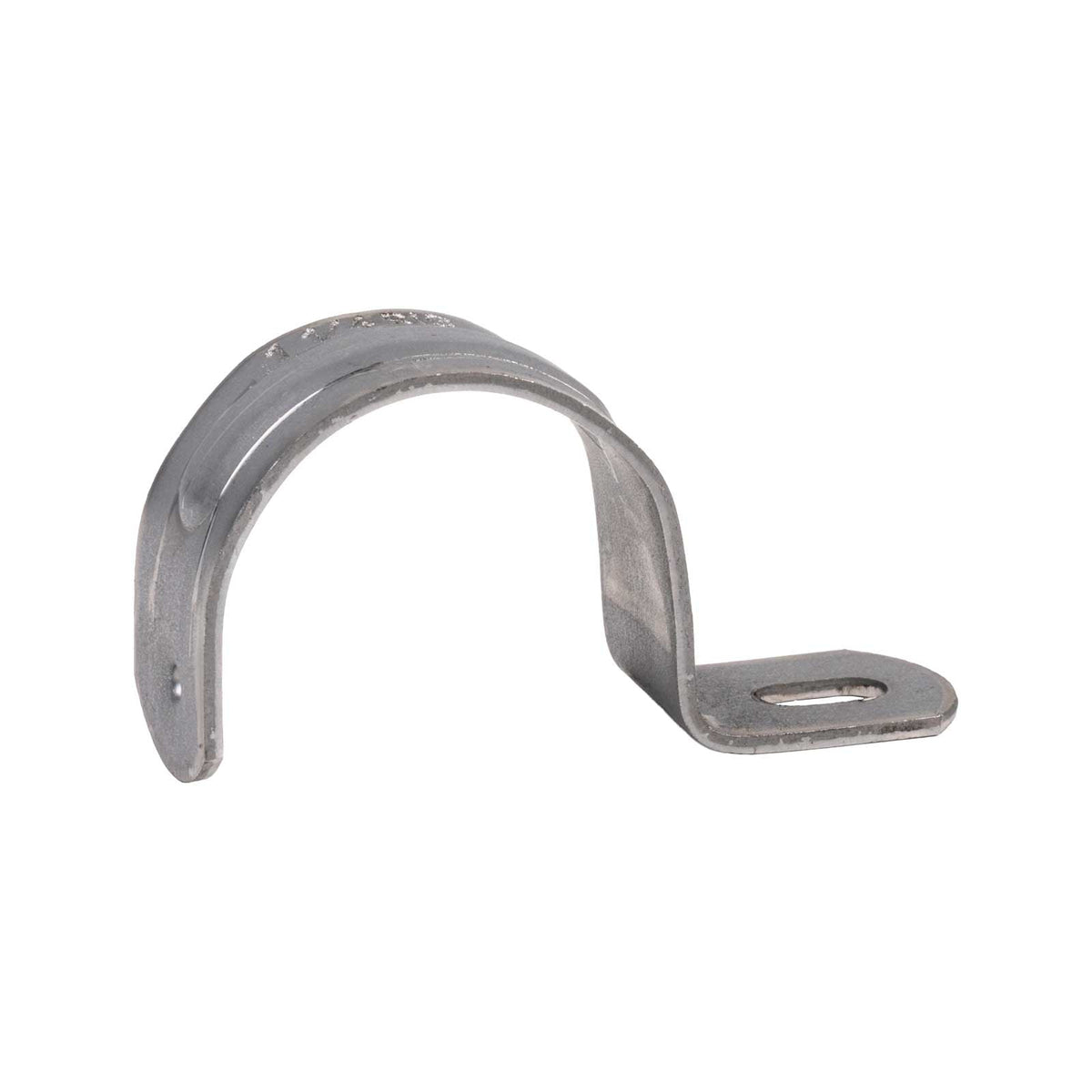 Conquest 1-1/4" One-Hole Rigid IMC Conduit Pipe Clamp - Pre-Galvanized