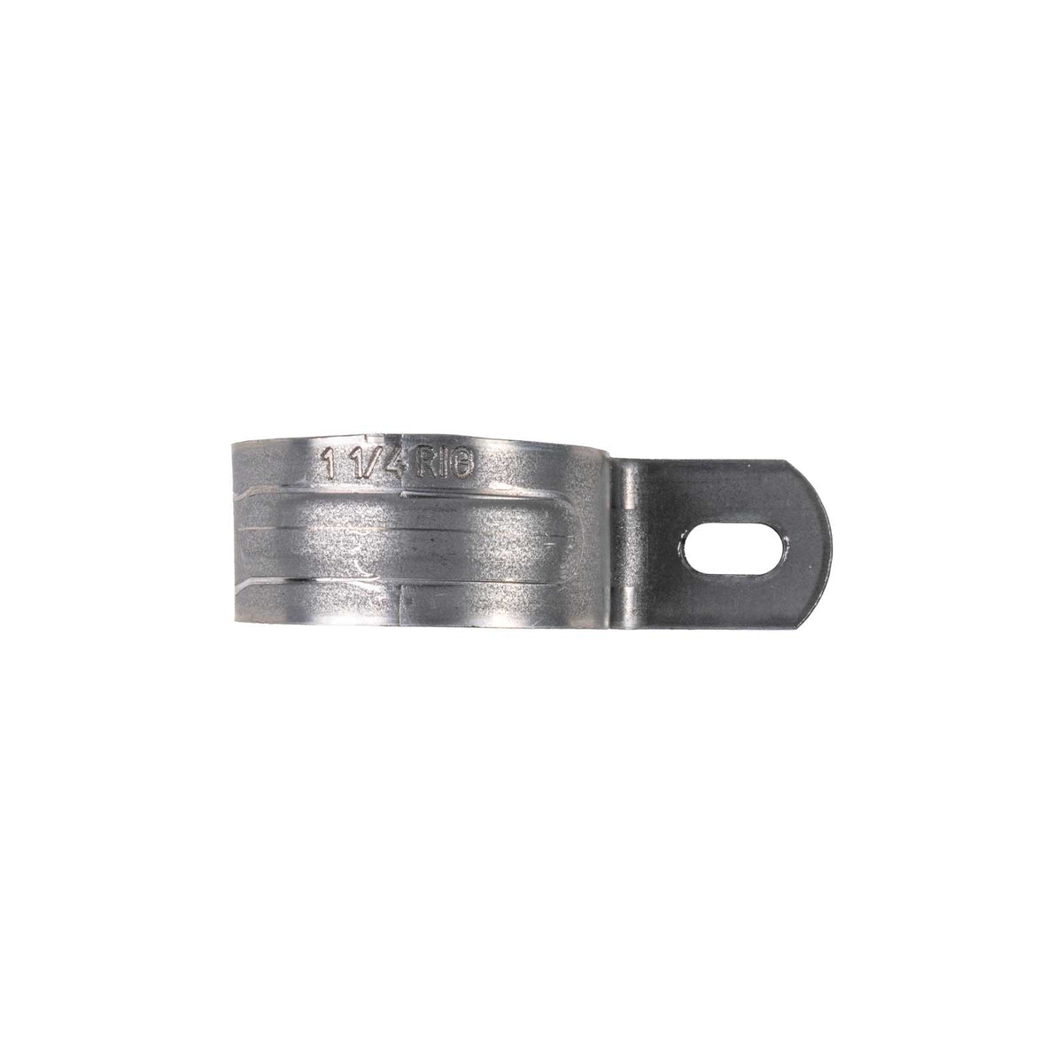 Conquest 1-1/4" One-Hole Rigid IMC Conduit Pipe Clamp - Pre-Galvanized