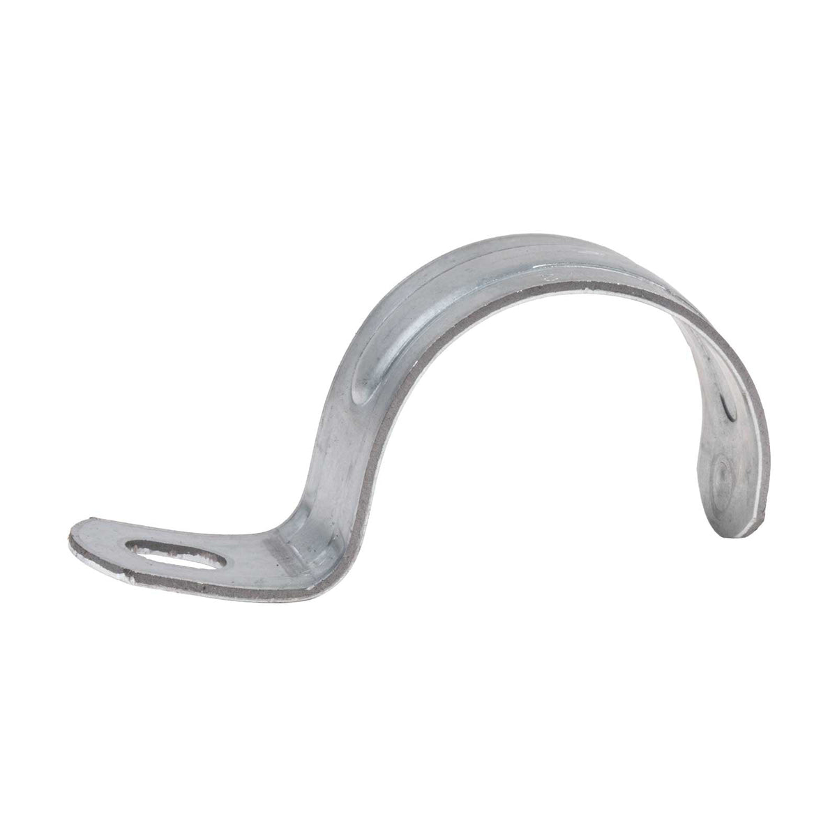 Conquest 1-1/2" One-Hole Rigid IMC Conduit Pipe Clamp - Pre-Galvanized