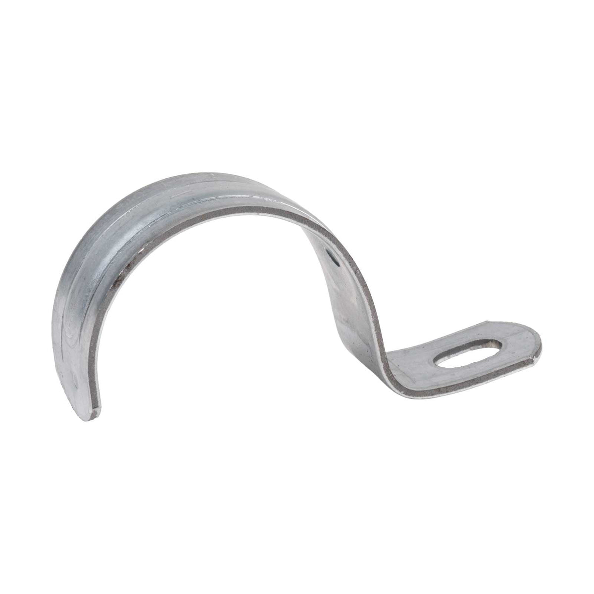Conquest 1-1/2" One-Hole Rigid IMC Conduit Pipe Clamp - Pre-Galvanized