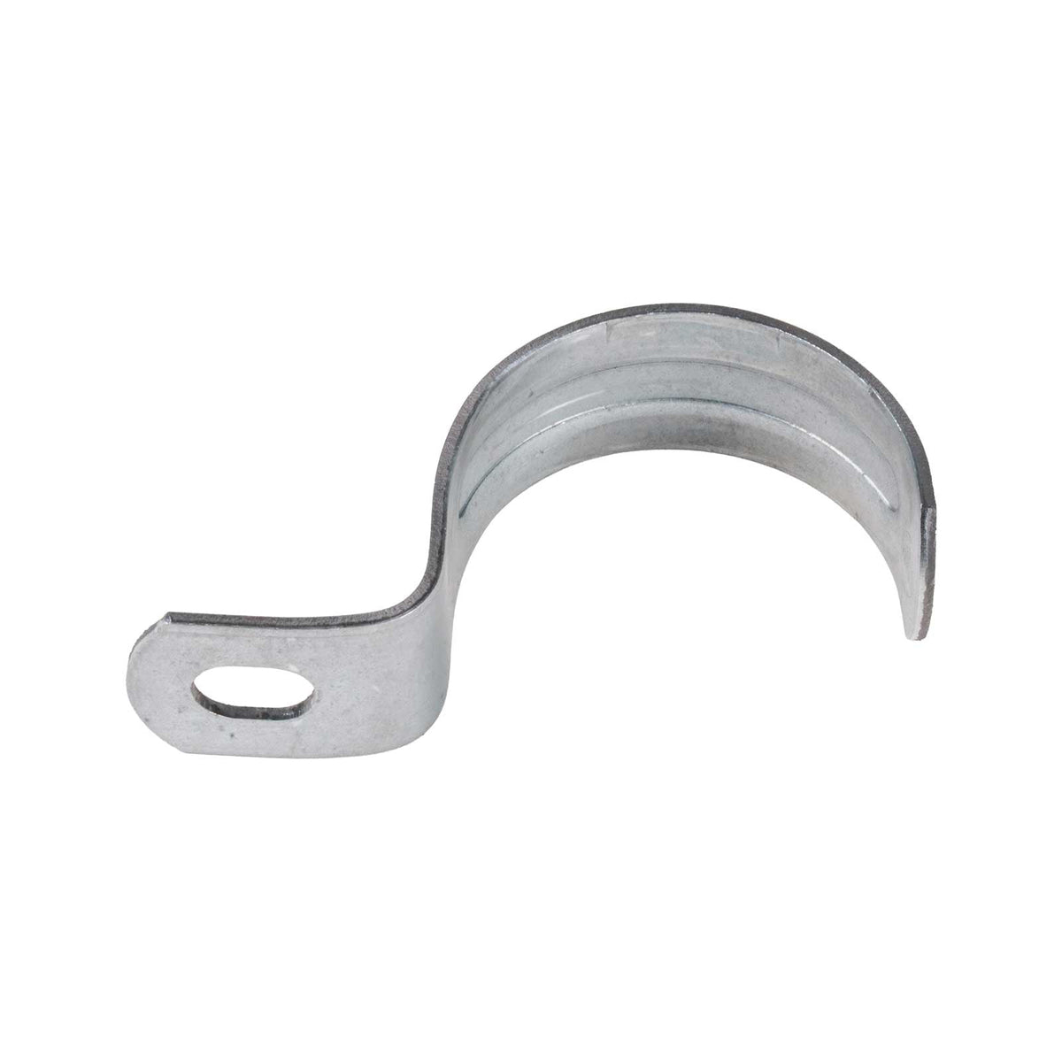 Conquest 1-1/2" One-Hole Rigid IMC Conduit Pipe Clamp - Pre-Galvanized