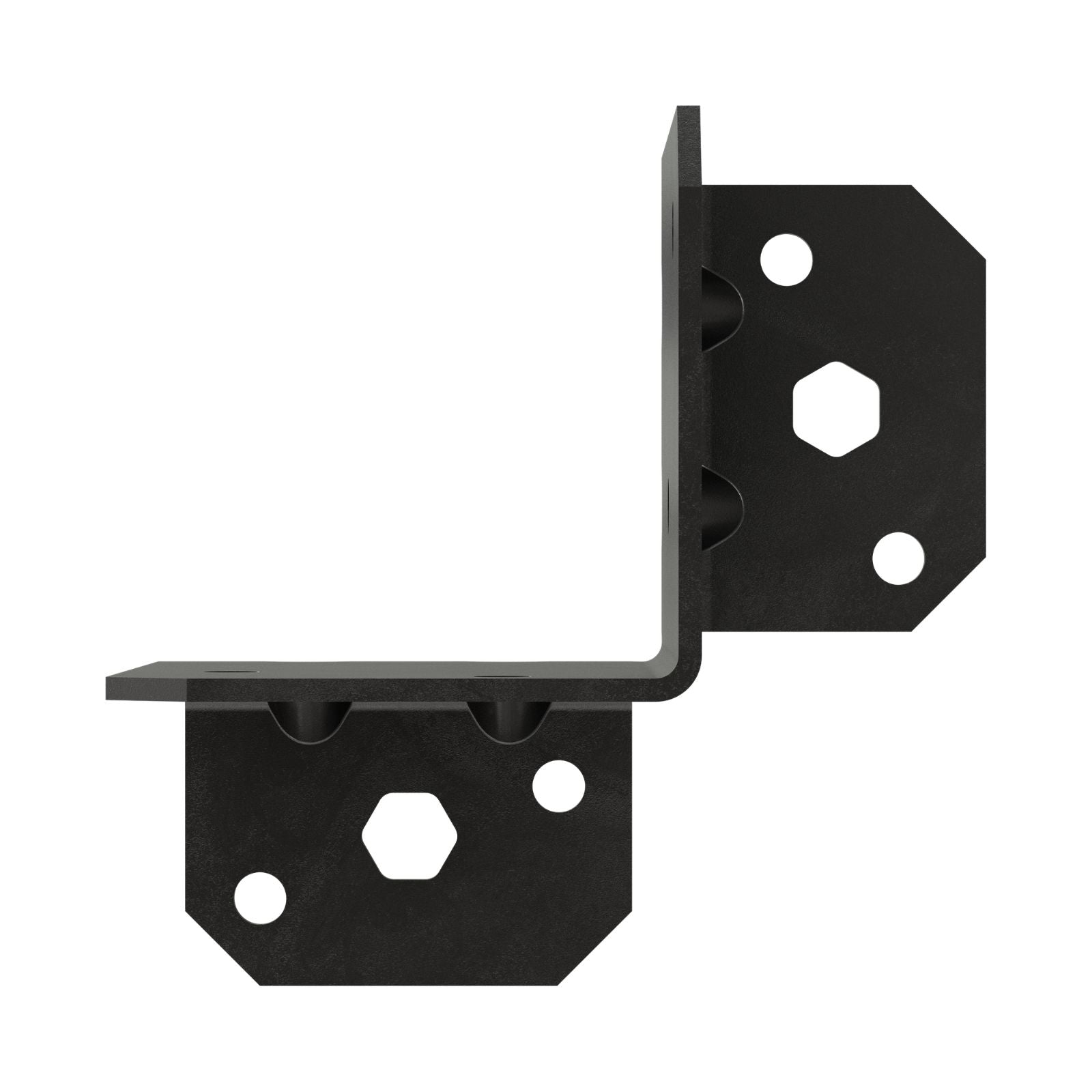 Simpson Strong-Tie RPBPC Ornamental Post Base - Black Powder Coat, ZMAX