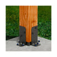 Simpson Strong-Tie RPBPC Ornamental Post Base - Black Powder Coat, ZMAX
Installation with concrete screws
