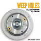 Bolt-On Recessed Swivel D-Ring - Galvanized - 6,000 lbs. BS